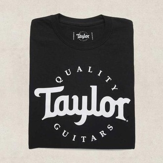 Taylor Basic Black Logo T-Shirt - XL