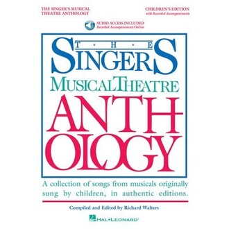 Singers Musical Theatre Anthology Children's Edition Book/Online Audio