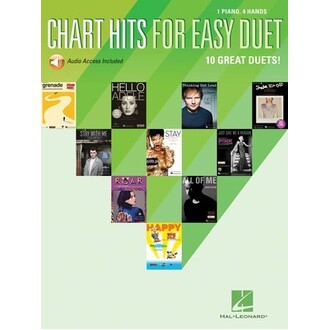 Chart Hits For Easy Duet Bk/Online Audio