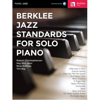 Berklee Jazz Standards For Solo Piano Bk/Online Audio