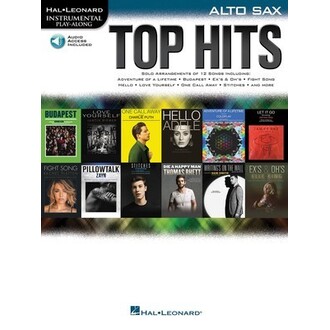 Top Hits Alto Saxophone Bk/Online Audio