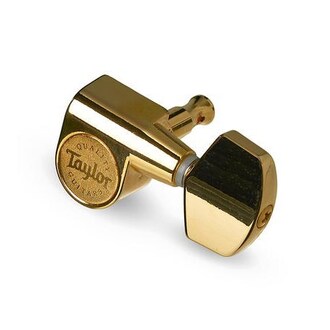 Taylor Guitar Tuners 1:18, 6-String, Polished Gold