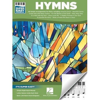 Hymns Super Easy Piano Songbook