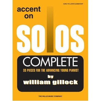 Accent On Solos Complete by Gillock