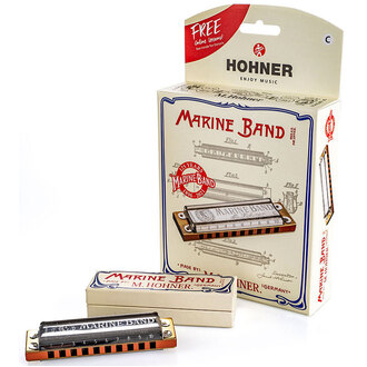 Hohner 2021C Marine Band 125th Anniversary Edition Harmonica In The Key Of C