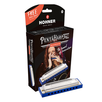 Hohner 2116LFM Progressive Series PentaHarp Harmonica In The Key Of Low F-minor