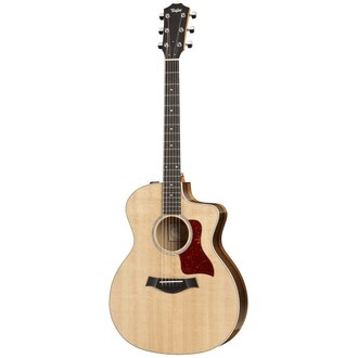 Taylor 214ce-K DLX Deluxe Koa Grand Auditorium Cutaway Acoustic-Electric Guitar
