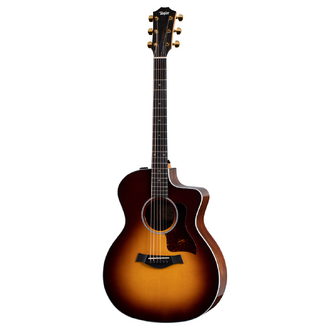 Taylor 214ce DLX Grand Auditorium Cutaway Acoustic-Electric Guitar- Sunburst