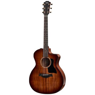 Taylor 224ce-K DLX Koa Deluxe Grand Auditorium Cutaway Acoustic-Electric Guitar