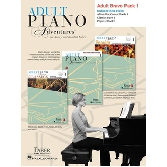 Adult Piano Adventures Level 1 Bravo Pack