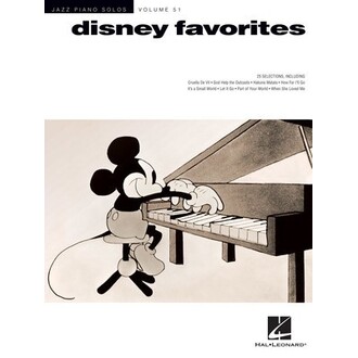 Disney Favorites Jazz Piano Solos Vol 51