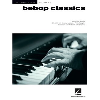Bebop Classics Jazz Piano Solos Vol 52
