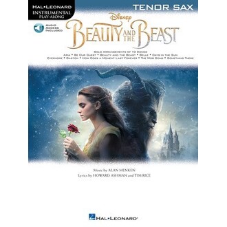 Beauty And The Beast For Tenor Sax Bk/Online Audio