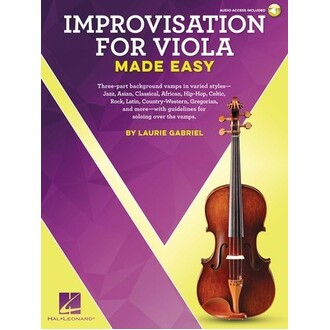 Improvisation For Viola Made Easy Bk/Online Audio