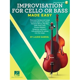 Improvisation For Cello Or Bass Made Easy Bk/Online Audio