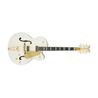 Gretsch G6136-55GE Electric Guitar Golden Era 1955 Falcon Vintage White Lacq, Tvj T-armond