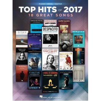 Top Hits Of 2017 Piano/Vocal/Guitar
