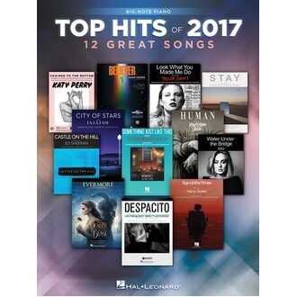Top Hits Of 2017 For Big Note Piano