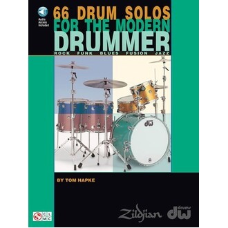 66 Drum Solos For The Modern Drummer Bk/CD