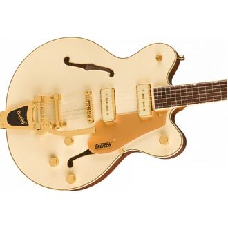 Gretsch Electromatic Pristine Ltd White Gold Center Block Double-cut With Bigsby, Laurel Fb