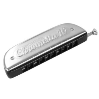 Hohner 253C Chrometta 10 Chromatic Harmonica In The Key Of C