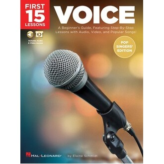 First 15 Lessons Voice Pop Singers' Edition Bk/Online Media
