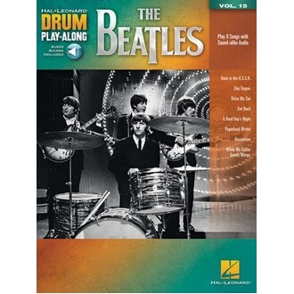 The Beatles Drum Play-Along Vol 15 Bk/Online Audio