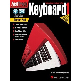 FastTrack Keyboard Bk 1 Starter Pack Bk/Online Media