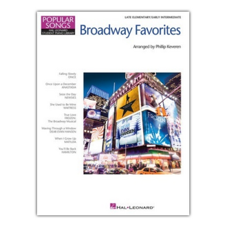 Broadway Favorites Hlspl Popular Songs Series