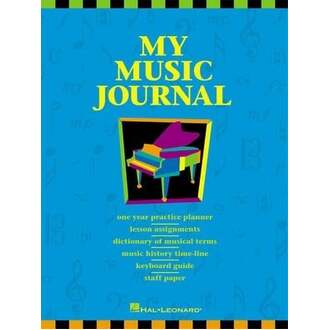 My Music Journal Student Assignment and Planner Book