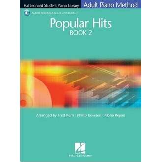 Hlspl Adult Piano Popular Hits Bk 2 Bk/cd