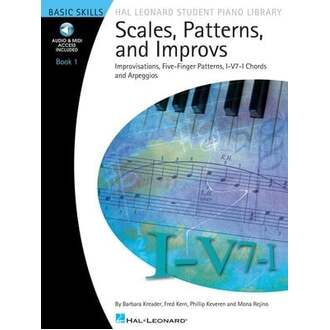 Hlspl Scales Patterns And Improvs Bk 1 Bk/cd