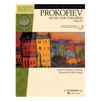 Music For Children Op 65 Spe Bk/cd Prokofieff
