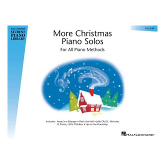 Hlspl More Christmas Piano Solos Prestaff Bk/cd