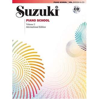 Suzuki Piano School Vol 3 Bk/Cd New Int Ed 2008