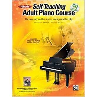 Alfred's Self-Teaching Adult Piano Course BK/CD