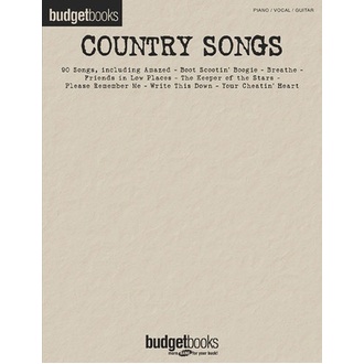 Budget Books Country Songs Pvg