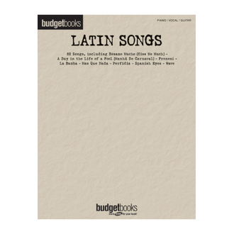 Budget Books Latin Songs Pvg