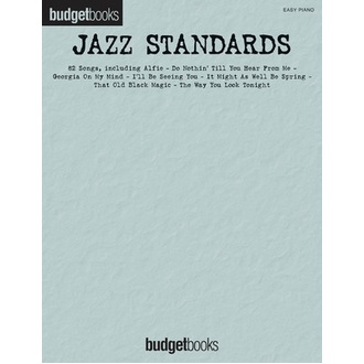 Budget Books Jazz Standards Easy Piano