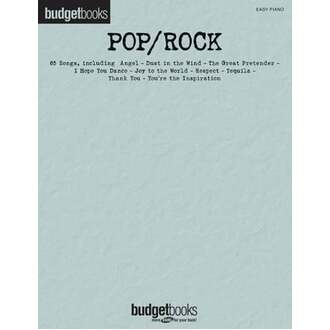 Budget Books Pop Rock Easy Piano