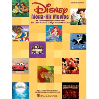 Disney Mega Hit Movies 2nd Ed Easy Piano