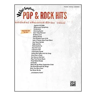 Value Songbooks Pop &amp; Rock Hits Pvg