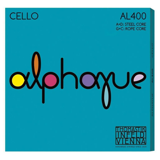 Thomastik Alphayue Cello String Set 3/4 Size, Medium – AL40034