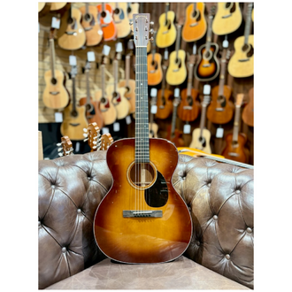 Martin Custom Shop OM-14, Mahogany 14 fret Acoustic Guitar - Ambertone