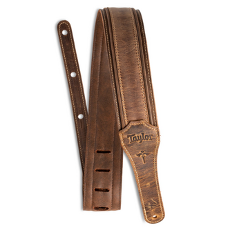 Taylor Wings Distressed 2.5" Leather Guitar Strap