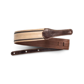 Taylor Reflections Strap, Spruce Ebony Leather 2.5"