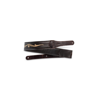 Taylor Spring Vine Strap - Choc Brown Embroidered - 2.5"