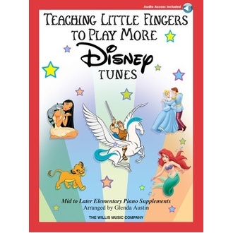 Teaching Little Fingers To Play More Disney Tunes Bk/cd