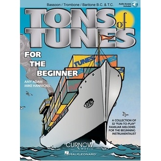 Tons Of Tunes Beginners Bk/cd Trombone / Bassoon