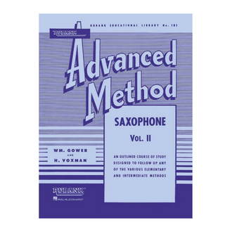 Rubank Advanced Method Saxophone Vol 2